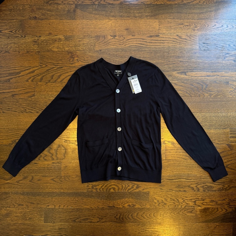 Todd Snyder Cotton Silk Cardigan Sweater